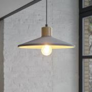 OSRAM Hängeleuchte CONCRETE WOOD, grau, Ø 32 cm, Beton, E27