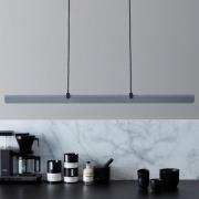 LED-Hängeleuchte Fold, dimmbar, betonfarben