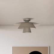 Deckenleuchte Plato, beige, Metall, Ø 38 cm, E27