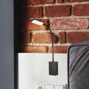 LED-Akku-Tischlampe Cielo, schwarz, Höhe 56 cm, Kunststoff