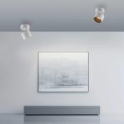PURE LED-Deckenspot Cup, weiß, Ø 9,5 cm, Metall