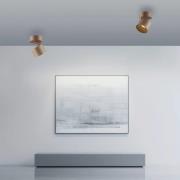 PURE LED-Deckenspot Cup, bronzefarben, Ø 9,5 cm, Metall