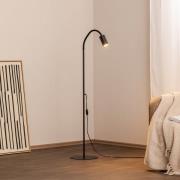 Stehleuchte Eye Flex mit flexiblem Arm, schwarz