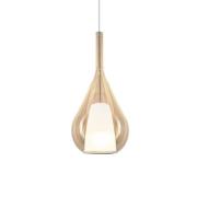 Ideal Lux Pendellampe Kalique 3, amberfarben, Ø 18 cm