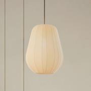 Lindby Hängeleuchte Helin, beige, Ø 30 cm, Stoff