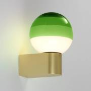 MARSET LED-Wandlampe Dipping Light A1, grün/gold