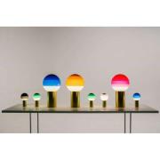 MARSET Akku-Tischlampe Dipping Light, grün/messing