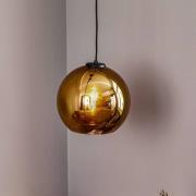 Hängeleuchte Polaris, verspiegeltes Glas, gold