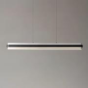 Lucande Nymara LED-Hängeleuchte, beige, Aluminium, Ø 40 cm