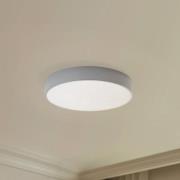 Deckenleuchte Cleo, Ø 50 cm, IP54, grau, Metall, E27