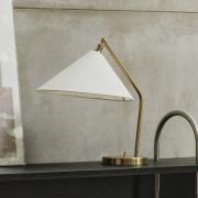 GUBI Tischleuchte Gräshoppa, weiß, Metall/Textil, E14