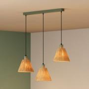 OSRAM Hängeleuchte Decor Raffia, 3-fl lang., Bast, natur