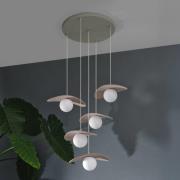 OSRAM Hängeleuchte Decor Pearl, 5-flammig, beige, Filz, G9