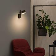 OSRAM LED-Wandleuchte Decor Kyoto, schwarz, dimmbar, Stecker