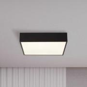 LED-Bad-Deckenlampe Zeus, schwarz, Länge 30 cm, Metall