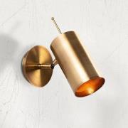 Wandleuchte Kem, messing, Metall, Höhe 23 cm, E27