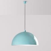 Hängeleuchte Kure, türkis, Metall, Ø 60 cm, E27