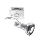 MARSET Wandstrahler Atlas, 2.700 K, Ø 11 cm, transparent