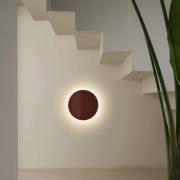 MARSET LED-Wandlampe Caramel, braun, Ø 38 cm, TRIAC, Glas