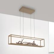 Paul Neuhaus LED-Hängelampe Contura, sandfarben, 105 cm