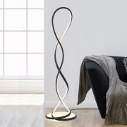 Paul Neuhaus LED-Stehlampe Twist, schwarz, Höhe 143 cm