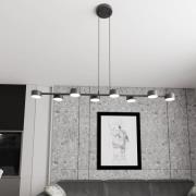 Deckenstrahler Megara, Länge 100 cm, Metall, 8-flg.