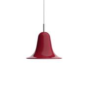 Verpan Hängeleuchte Pantop, kirschrot, Ø 23 cm, Metall, E14
