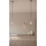 Nuura Deckenstrahler Anoli Spot Surface Höhe 20 cm gold/weiß