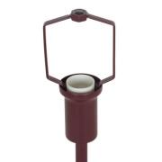 Tischleuchte Ellen mini, bordeaux, Höhe 25 cm, Metall