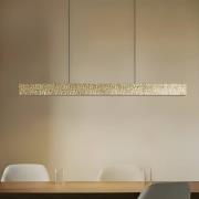 Lucande LED-Hängeleuchte Nivara, 117 cm, gold, Metall