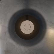 Knikerboker LED-Wandlampe DoppioZero, braun/sahara, Ø 30 cm