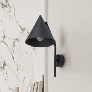 Wandleuchte Cono, 1-flammig, schwarz, E27