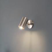 Wandleuchte Kem, messing, Metall, Höhe 23 cm, E27