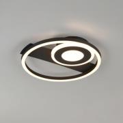 LED-Deckenleuchte Horus, schwarz, 2500 lm, 3000 K, Metall