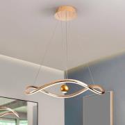 Smart LED-Pendellampe Romina, Ø 78 cm, goldfarben Metall CCT