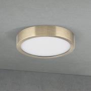 LED-Deckenlampe Disc, messingfarben antik, Ø 14 cm, CCT