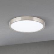 LED-Deckenlampe Disc, nickelfarben satiniert, Ø 24 cm, CCT