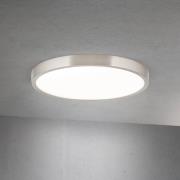 LED-Deckenlampe Disc, nickelfarben satiniert, Ø 28 cm, CCT
