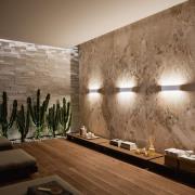 LED-Wandleuchte Satori, Breite 86,4 cm, weiß, 2.700 K, Alu