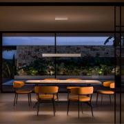 LED-Hängeleuchte Satori, Länge 86,4 cm, weiß, 2.700 K, Alu