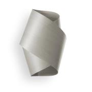 LZF Wandlampe Orbit, grau, Breite 19 cm, Holz