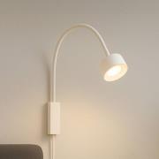 LED-Akku-Wandspot Magnetic flex, weiß, dimmbar, CCT