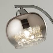 Tischleuchte Ianis, grau, Metall/Glas, Höhe 36 cm, G9