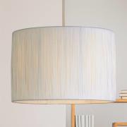 Hängeleuchte Morianna, weiß, Bastgewebe, Ø 30 cm, E27