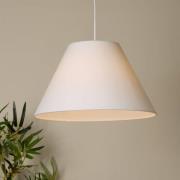 Hängeleuchte Lyta, weiß, Ø 38 cm, Textil, E27, Kegelform
