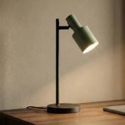 Lindby Tischleuchte Ovelia, grün/schwarz, Metall, E27