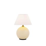 Globen Lighting Akku-Tischleuchte IRIS, creme, Höhe 23 cm
