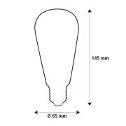 SEGULA LED Elegant Line E27 5W Rustika 2.200 K Filament dim