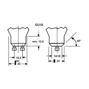LED-Leuchtmittel SUPERIA RETRO, ES50 GU10 6 W 940 580 lm dim