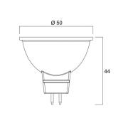 LED-Leuchtmittel SUPERIA RETRO GU5.3 MR16 5 W 865 480 lm dim